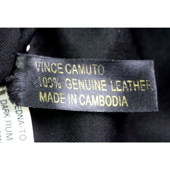 ROOMY Vince Camuto TAN BROWN GENUINE LEATHER SHOULDER BAG HANDBAG TOTE PURSE - Picture 12 of 16